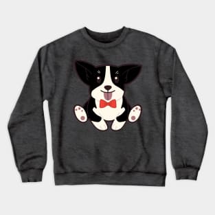 Suave Corgi with bow tie - Adorable Crewneck Sweatshirt